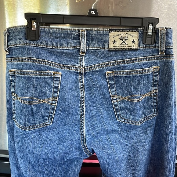 Women’s size 7/8 x 34 twenty x wrangler jeans 2 snap & low rise zip Straight leg - Picture 8 of 11